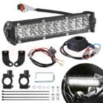 Upgraded Plug-N-Play Dirt Bike Led Headlight Light Bar Kit For CRF250F CRF110 TTR110 YZF450